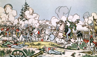 Die Schlacht von Moskau, 7. September 1812 von French School